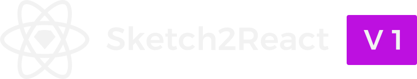 Sketch2React.io - The free Design to Code Component Framework